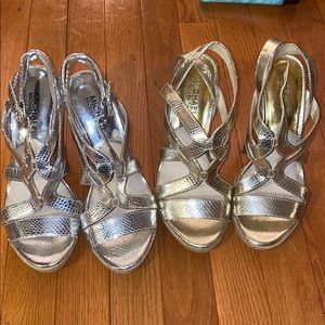 Two pairs of Michael Kors Wedges